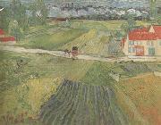 Vincent Van Gogh Landscape wiith Carriage and Train in the Background (nn04) oil painting on canvas